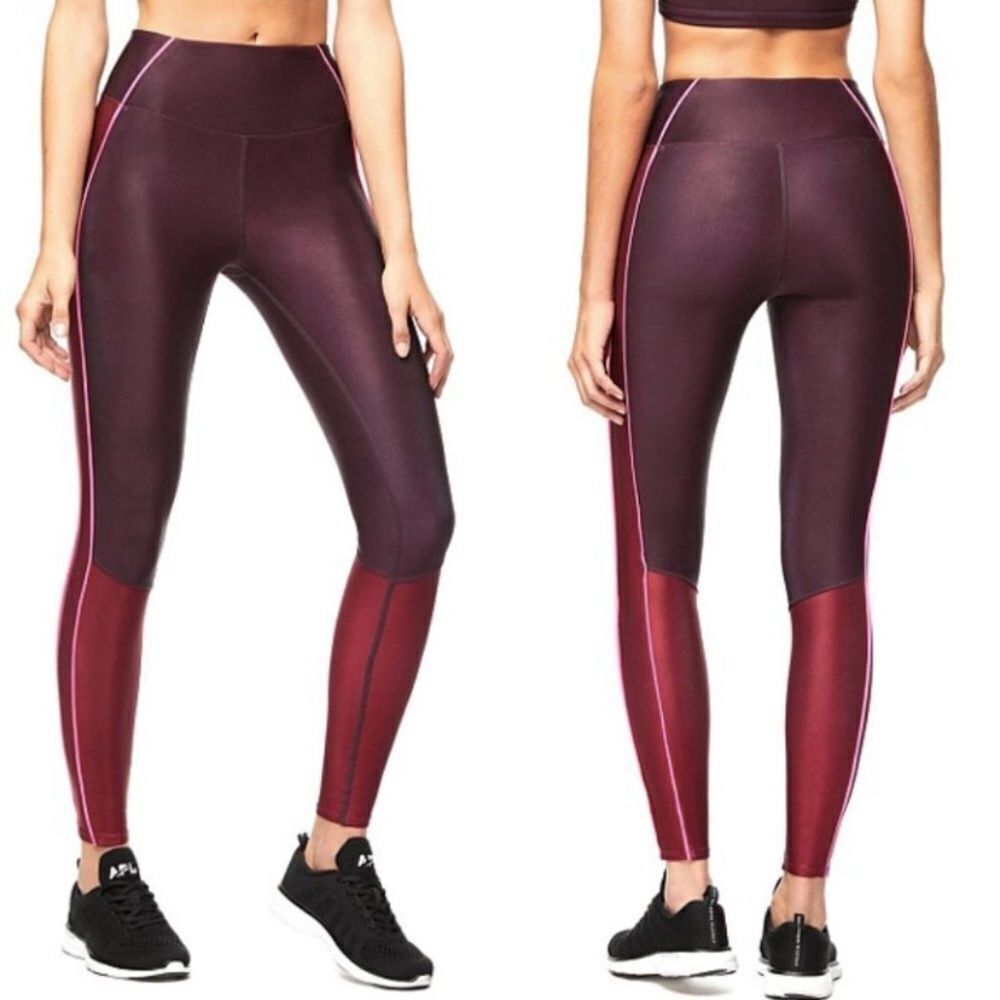 GOOD AMERICAN Electric Feel Color Block Legging size medium